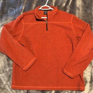Orange sweater with collar
